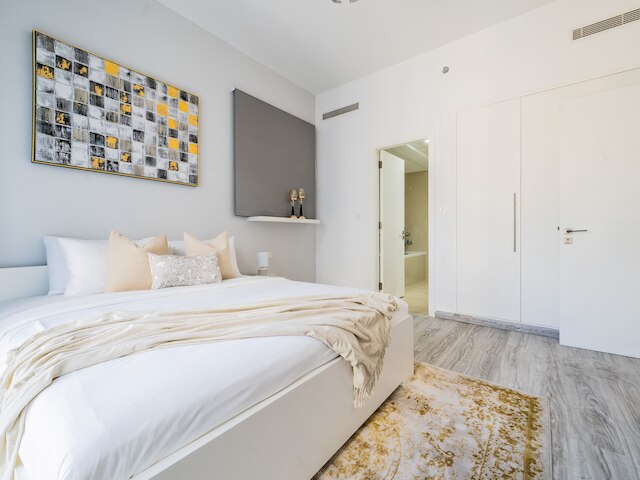 バージュ・ハリーファを望む華麗なアパートメント付きバルコニー