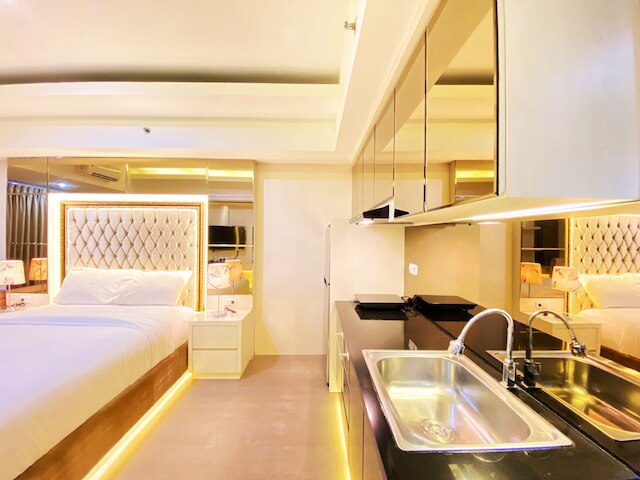 コージー スタジオ ルーム アット タマンサリ ラ グランデ  アパートメント