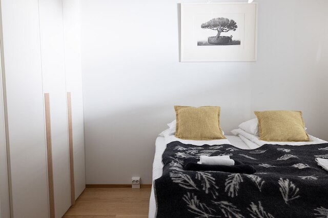 2ndhomes中央1BRアパートメントwバルコニー