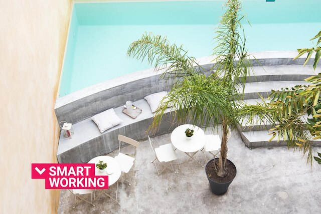 テラスとプール付きカサ・ダルテ・ウグドゥレナ