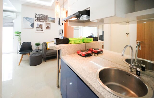 ミニマリスト アンド ビューティフル11ッドー ウィズ エクストラ ルーム アット パビリオン ペルマタ  アパートメント