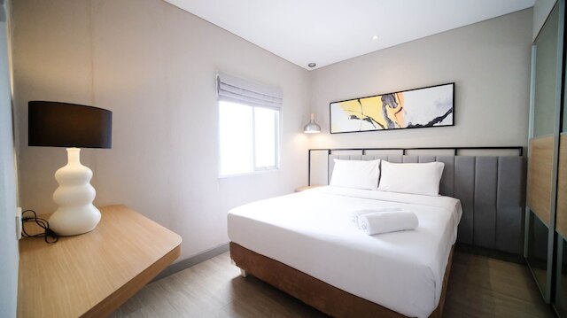 ミニマリスト アンド ビューティフル11ッドー ウィズ エクストラ ルーム アット パビリオン ペルマタ  アパートメント