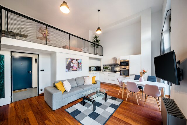 クリジコワ通りの2階建てアパート