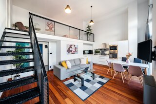 クリジコワ通りの2階建てアパート