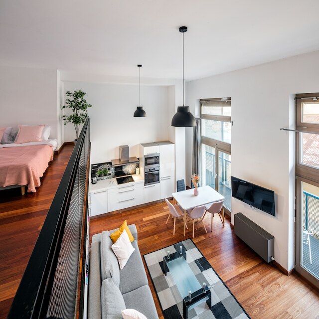 クリジコワ通りの2階建てアパート