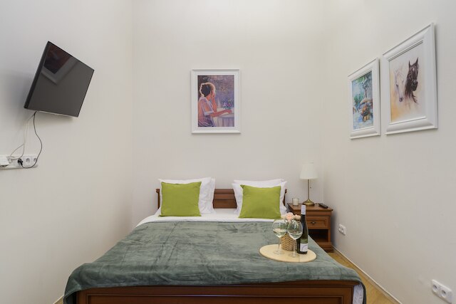 プラハ中心部の3ベッドルームアパート