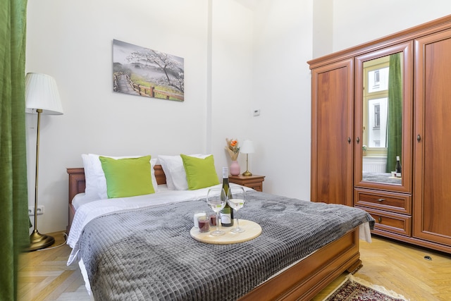 プラハ中心部の3ベッドルームアパート