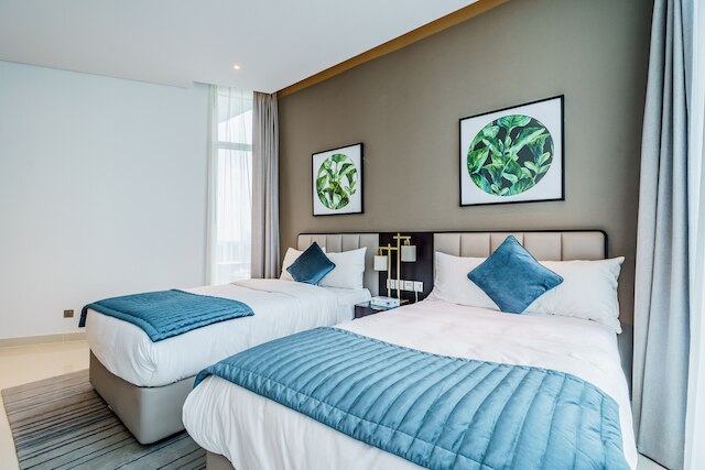 スタニング2BR-バルコニー付き、運河の眺め