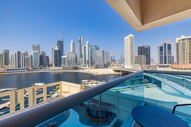 スタイリッシュ 1 ベッドルーム - エクストラ ベッド ウィズ ブルジュ ハリファ ビュー