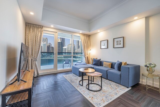 スタイリッシュ 1 ベッドルーム - エクストラ ベッド ウィズ ブルジュ ハリファ ビュー