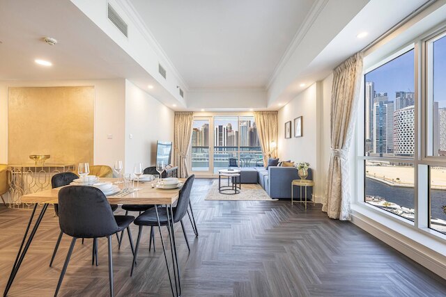 スタイリッシュ 1 ベッドルーム - エクストラ ベッド ウィズ ブルジュ ハリファ ビュー