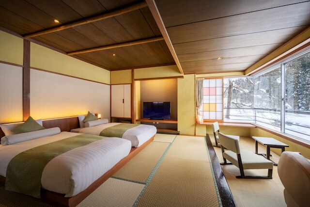 美湯美食の離れ宿 小野川温泉 河鹿荘