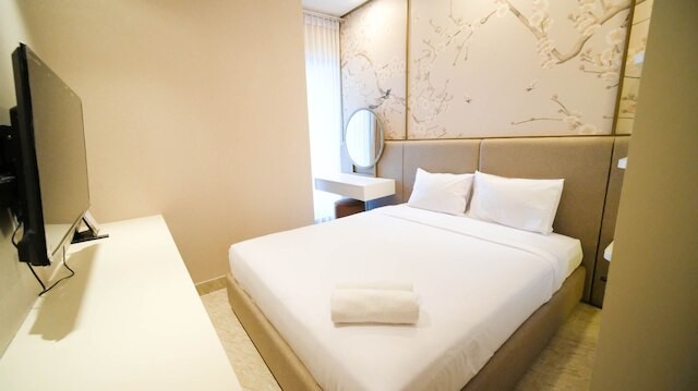 エンチャンティン アンド ビューティフル ベッドルーム アパートメント  アット スーパーモール マンション ベンソン タワー