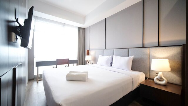 タイディ アンド スペーシャス ベッBRム アット グランド スンコノ ラグーン アパートメント