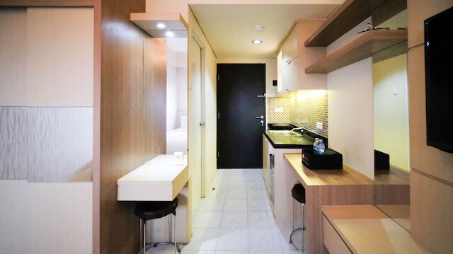 コンパクト アンド コンフィー スタジオ アット プリ マス アパートメント