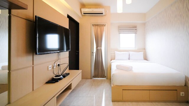 コンパクト アンド コンフィー スタジオ アット プリ マス アパートメント