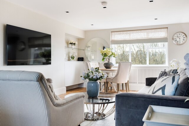 ロンドン中心部の豪華な3ベッドルームのフラット