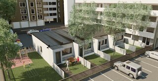 スカンジナビアンタウンハウスウィズサウナ