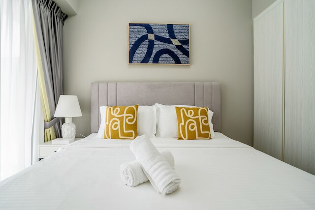 タニン - ザダタワーの1BRアパート、運河の眺め