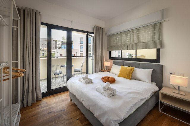 スタイリッシュ2BDバウハウスアパートウバルコニー