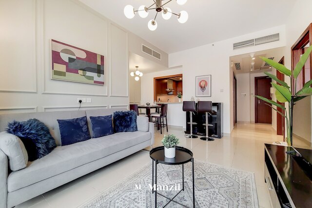 マンジル -コージー 1BR アパート ウィズ ダウンタウン スカイライン ブルジュ ビュー