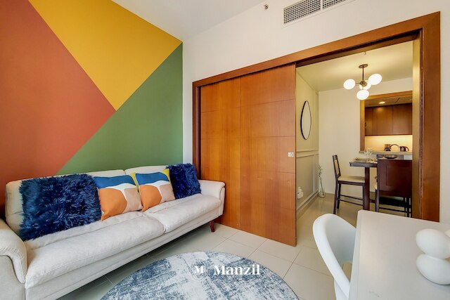 マンジル -コージー 1BR アパート ウィズ ダウンタウン スカイライン ブルジュ ビュー