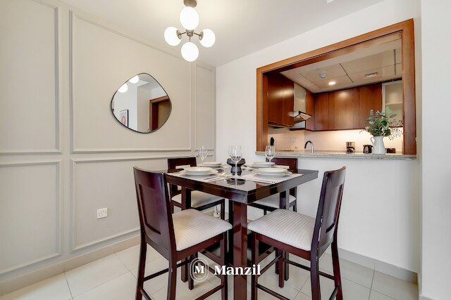 マンジル -コージー 1BR アパート ウィズ ダウンタウン スカイライン ブルジュ ビュー