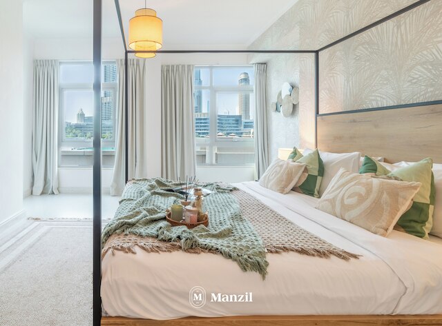 マンジル - スペーシャス 3B ヴィラ ウィズ ブルジ & ファウンテン ビュー