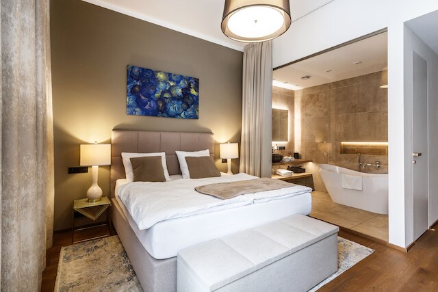 ラグジュアリープラハリバーサイドアパートメント