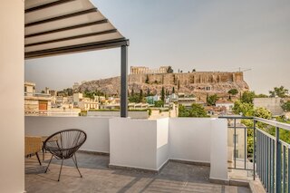 コージー デッキ ルーフ アパートメント アット ザ フットヒルズ オブ アクロポリス