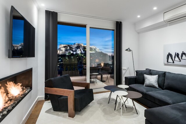 エグゼクティブ 2 ベッドルーム スイート イン プラカ - アクロポリス ビュー