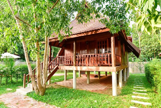 アンコール・ハート・バンガロー - プライベートプール