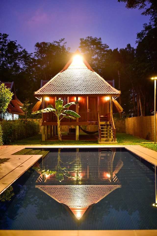 アンコール・ハート・バンガロー - プライベートプール
