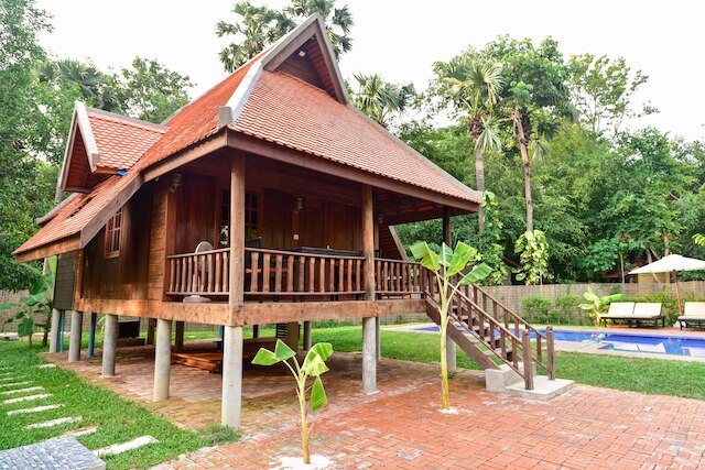 アンコール・ハート・バンガロー - プライベートプール