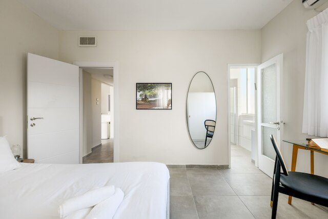 広くて明るい3BR アパートメント都市景色付き