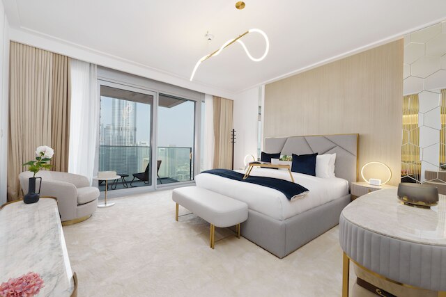 メゾン・プリヴェ - ウルトラシック高階層アパート w/ 直接ブルジュ・ハリファ＆噴水ビュー