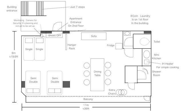 Spacious Studio West Shinjuku
