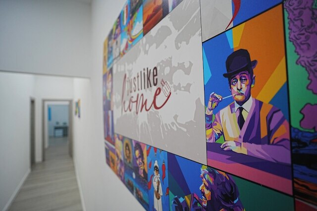 ホームのように