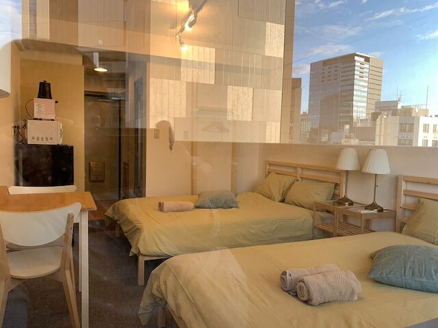 2 Double Bed Heart of Shibuya Up to 4ppl