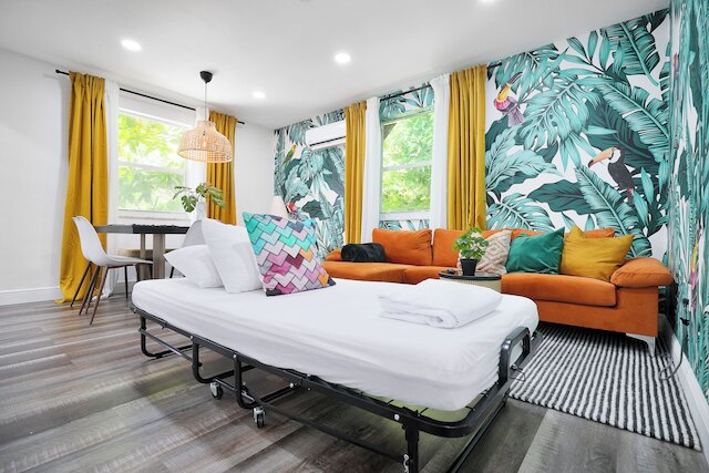 ジャングル・ゲッタウェイ・ウィンウッド・マッサージシャワーバーベキューパティオ