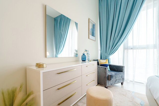 マルコポーロ-ザビールパーク近くのスカイラインビュー付き1BRファニッシュドアパート