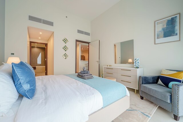 マルコポーロ-ザビールパーク近くのスカイラインビュー付き1BRファニッシュドアパート