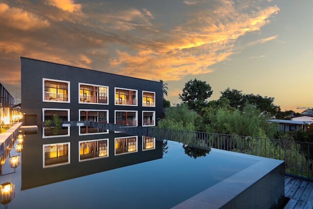 ホテル ピン シルエット