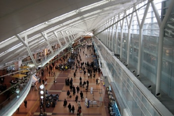 国際線の要として知られる、関西三空港のひとつ関西国際空港