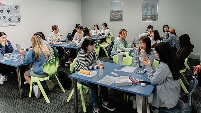イマジンエデュケーションゴールドコーストキャンパスの授業の様子