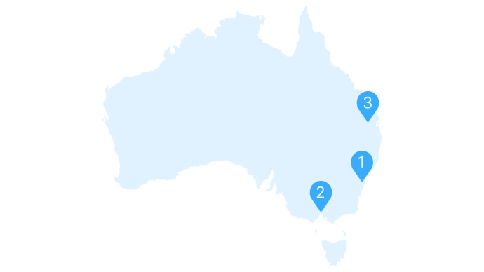 Cities in Australia