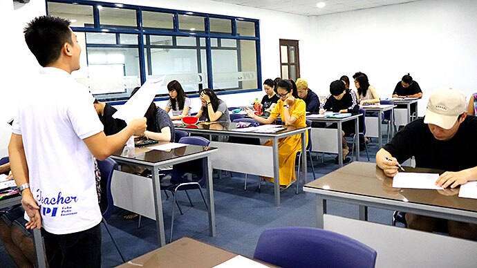 CPI (Cebu Pelis Institue) の授業風景