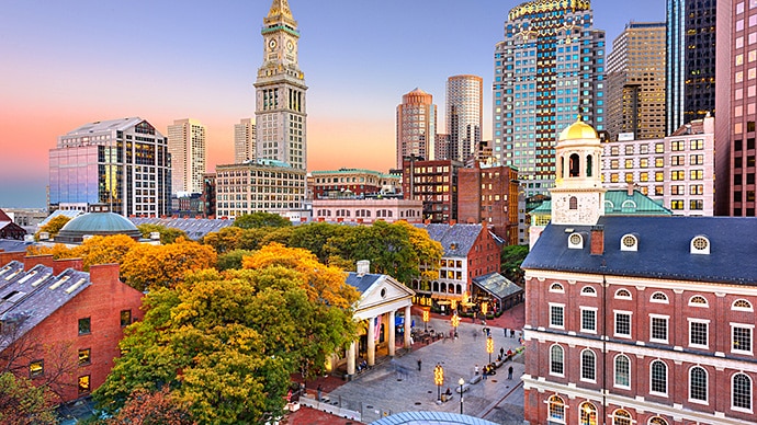 뉴잉글랜드에서 가장 큰 도시인 보스턴