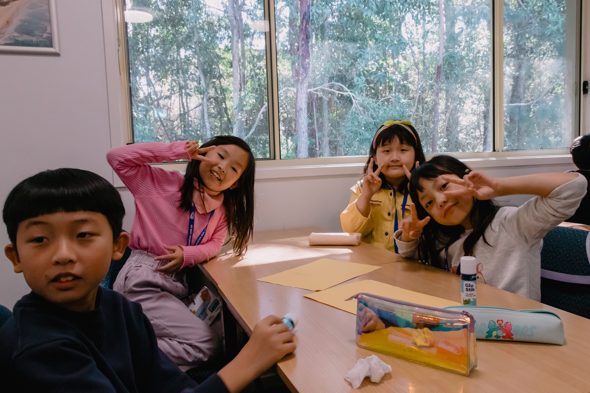 ゴールドコーストでのジュニア留学プログラムの授業風景