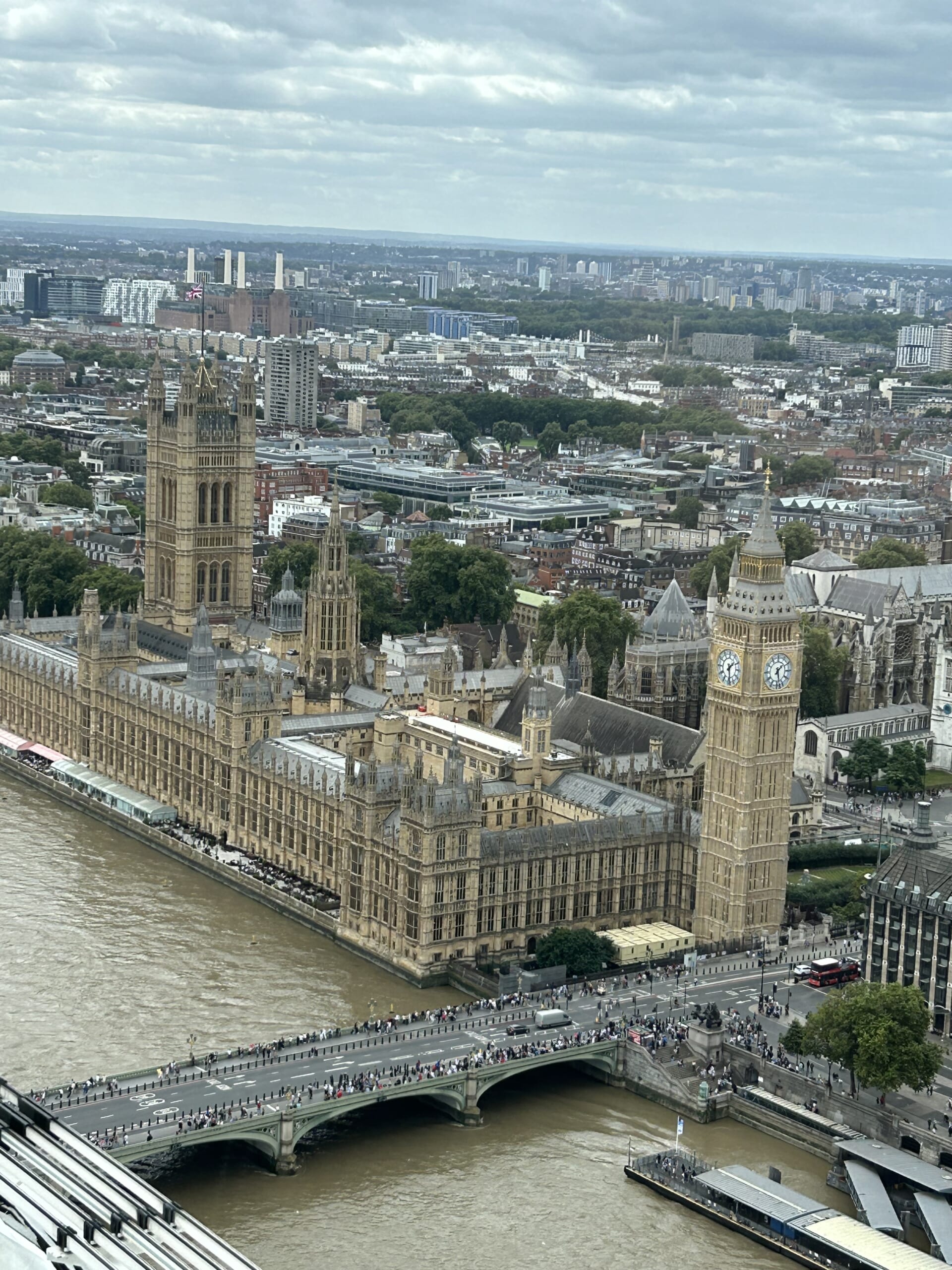 ロンドンアイからの景色